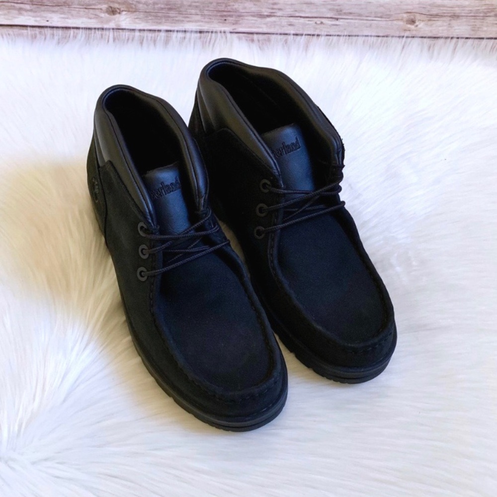 Timberland Black Newtonbrook Moc Toe Chukka Boots - Picture 3 of 7
